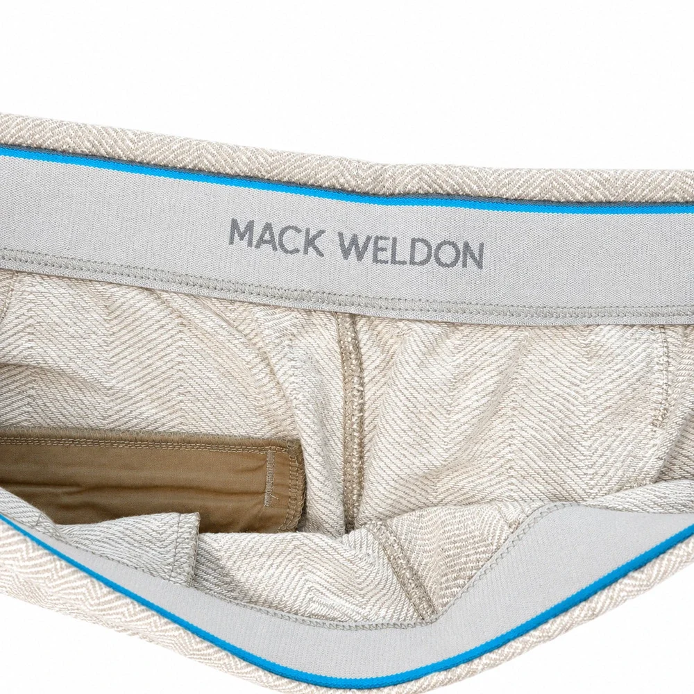 Mack Weldon ACE Men’s Medium Heather Beige Jogger Pants Drawstring Lounge